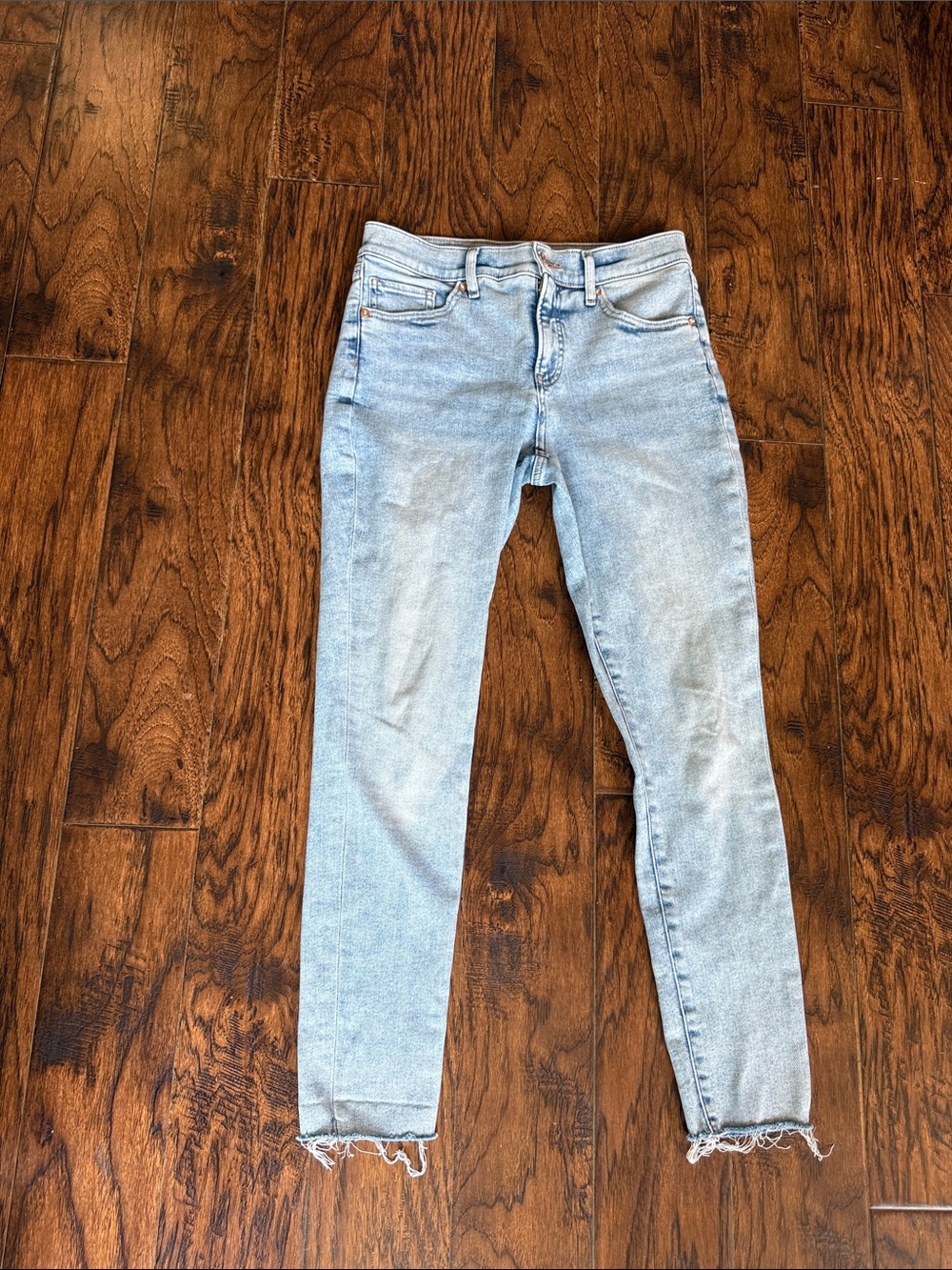 Express Light Blue Women's Skinny Jeans, size 8